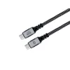 CONCEPTRONIC USB-C į USB-C laidas ETTA07B12 — USB 3.2 Gen 2x2, 1,2 m, 20 Gbps, PD 3.0 100W (20V/5A), 4K60Hz, juodas, E-Mark