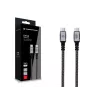 CONCEPTRONIC USB-C į USB-C laidas ETTA07B12 — USB 3.2 Gen 2x2, 1,2 m, 20 Gbps, PD 3.0 100W (20V/5A), 4K60Hz, juodas, E-Mark