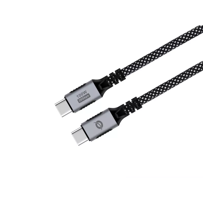 USB-C į USB-C laidas CONCEPTRONIC ETTA07B20 — USB 3.2 Gen 2x2, 2 m, 20 Gbps, PD 3.0 100W, 4K@60Hz, E-mark