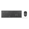 Belaidis klaviatūros ir pelės rinkinys Manhattan 180771 QWERTY juodas