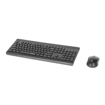 Belaidis klaviatūros ir pelės rinkinys Manhattan 180771 QWERTY juodas