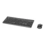 Belaidis klaviatūros ir pelės rinkinys Manhattan 180771 QWERTY juodas