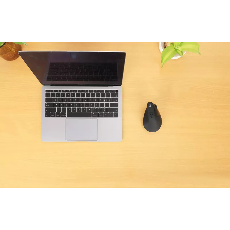 Belaidė vertikali ergonominė pelė Manhattan 190336, RF, dešinei rankai