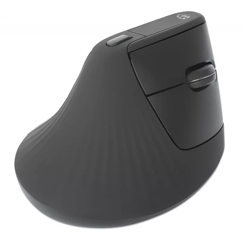 Belaidė vertikali ergonominė pelė Manhattan 190336, RF, dešinei rankai