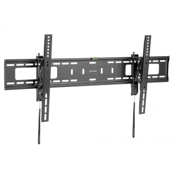 Manhattan TV ir monitorių laikiklis sieninis nuo vagystės 43-100 juodas VESA 200x200 iki 800x400 mm, max 75 kg