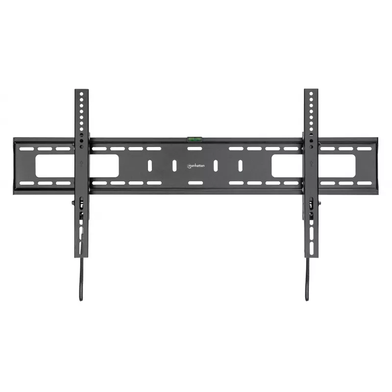 Manhattan TV ir monitorių laikiklis sieninis nuo vagystės 43-100 juodas VESA 200x200 iki 800x400 mm, max 75 kg