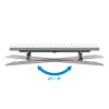 Manhattan TV ir monitorių laikiklis sieninis nuo vagystės 43-100 juodas VESA 200x200 iki 800x400 mm, max 75 kg