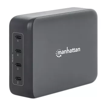 Manhattan 102667 GaN USB Power Delivery kroviklis-stotelė, 4 prievadai, 240 W