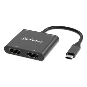 Multiport adapteris Manhattan 154321 USB Type-C į 2 HDMI USB-A Power Delivery 100W