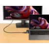 Manhattan 190404 USB-C PD į HDMI 4 viename mobilioji doko stotis, USB 3.2 Gen 2, 10 Gbit/s, 4K, 100 W PD, pilka