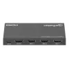 HDMI jungiklis 3x1 MANHATTAN 18G automatinis rankinis IR nuotolinio valdymo pultas juodas