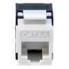 Equip 769227 „Keystone“ lizdas Cat.6A be ekrano, LSA be įrankių, baltas, 8 vnt.