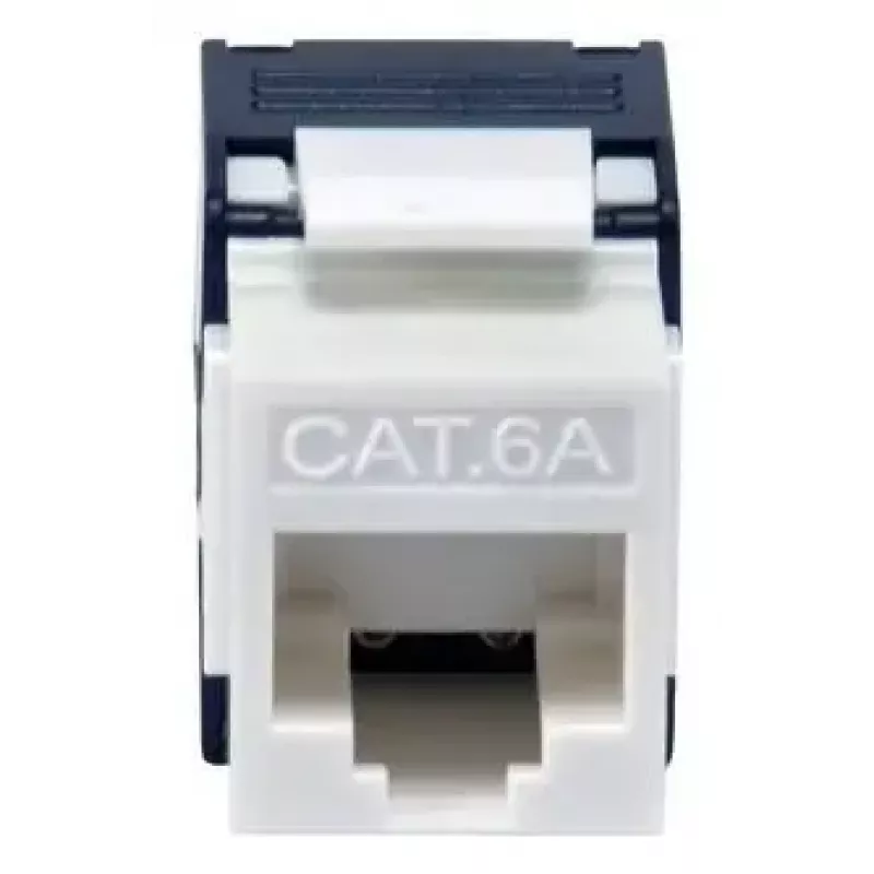 Equip 769227 „Keystone“ lizdas Cat.6A be ekrano, LSA be įrankių, baltas, 8 vnt.