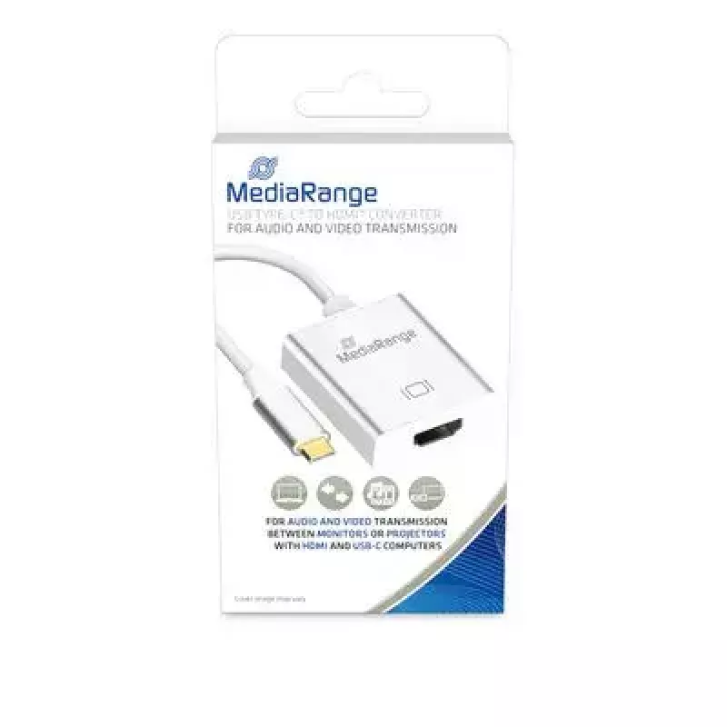 USB grafikos adapteris MediaRange MRCS194 4096 x 3112 sidabrinis