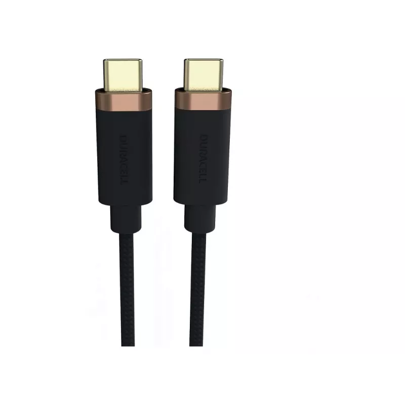 Duracell USB7030A USB-C laidas juodas