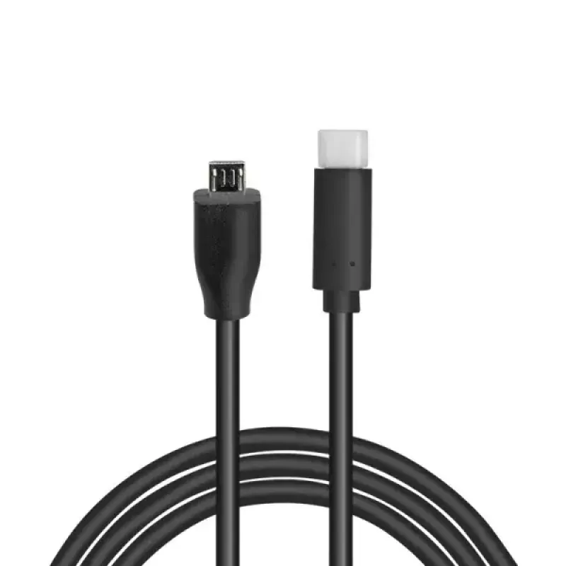 LogiLink CU0196 USB 2.0 kabelis 0,5 m USB-C – Micro-USB B juodas