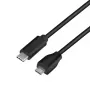 LogiLink CU0196 USB 2.0 kabelis 0,5 m USB-C – Micro-USB B juodas