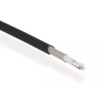Aktyvus optinis HDMI kabelis DELOCK 8K 60 Hz 30 m su metaliniu šarvavimu, HDMI A tipo kištukas-kištukas, 48 Gbit/s, paauksuoti kontaktai