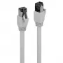 Tinklo kabelis Lindy 0,3 m RJ-45 Cat.8.1 pilkas
