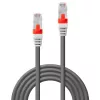 Tinklo kabelis Lindy 3m Cat.6A S/FTP LSZH RJ-45 Pilka