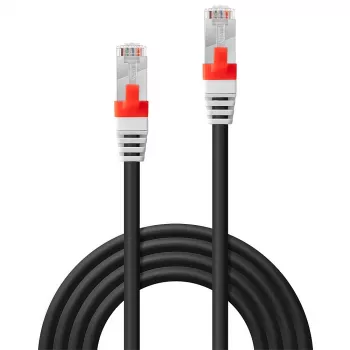 Tinklo kabelis Lindy Cat.6 (A) SSTP / S/FTP PIMF Premium RJ-45 15m Juodas