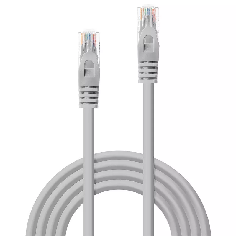 Tinklo kabelis Lindy 40m RJ-45 Cat5e pilka