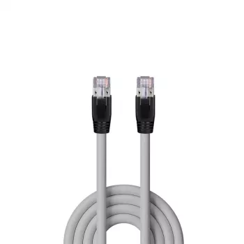 Tinklo kabelis Lindy Cat.6A U/FTP LSZH, vientisa gysla, 60 m, pilka, RJ-45