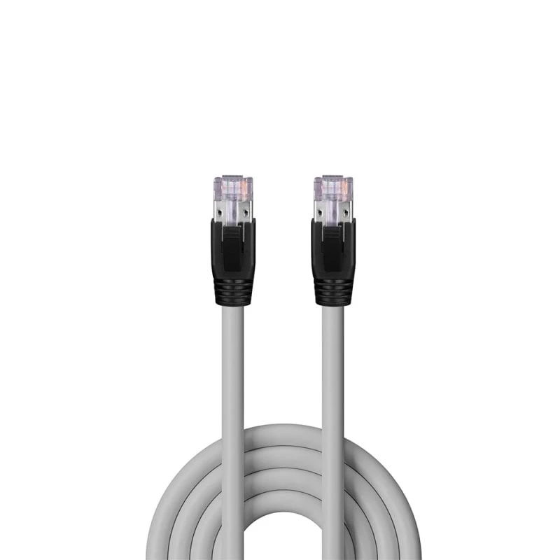 Tinklo kabelis Lindy Cat.6A U/FTP LSZH, vientisa gysla, 60 m, pilka, RJ-45