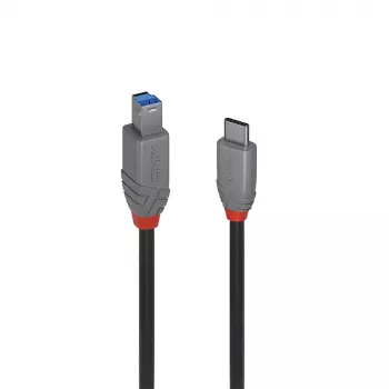 Lindy 0,5m USB 3.2 Type C į B laidas 5Gbps juodas