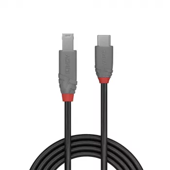 Lindy 0,5m USB 3.2 Type C į B laidas 5Gbps juodas