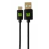 Techly ICOC MUSB20-CMAM01T USB 2.0 laidas USB A – USB C 0,1 m juodas