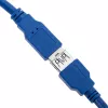 Techly USB 3.0 ilginimo kabelis A Kištukas / A Lizdas 1m Mėlyna ICOC U3-AA-10-EX