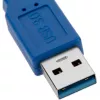 Techly USB 3.0 ilginimo kabelis A Kištukas / A Lizdas 1m Mėlyna ICOC U3-AA-10-EX