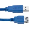 Techly USB 3.0 ilginimo kabelis A Kištukas / A Lizdas 1m Mėlyna ICOC U3-AA-10-EX
