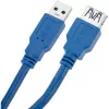 Techly USB 3.0 ilginimo kabelis A Kištukas / A Lizdas 1m Mėlyna ICOC U3-AA-10-EX