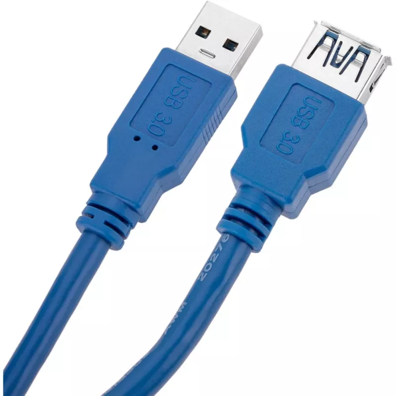 Techly USB 3.0 ilginimo kabelis A Kištukas / A Lizdas 1m Mėlyna ICOC U3-AA-10-EX