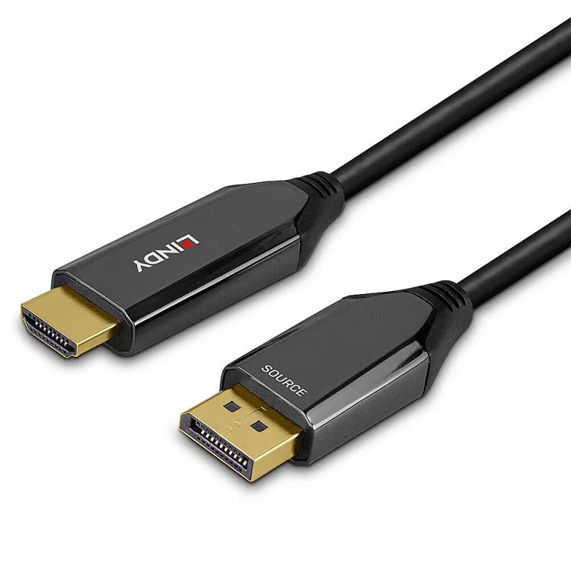 Lindy 1 m aktyvus DisplayPort 1.4 į HDMI 8K60 laidas