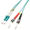 Lindy 46381 InfiniBand / šviesolaidinis kabelis 2 m LC ST Žalias