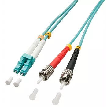 Lindy 46381 InfiniBand / šviesolaidinis kabelis 2 m LC ST Žalias