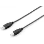 USB 2.0 laidas Type A – Type B Equip 128860 1,8 m juodas