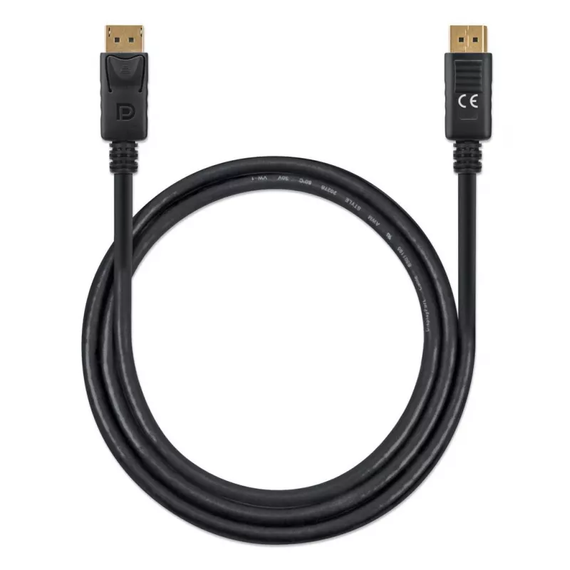 DisplayPort kabelis Manhattan DP14MM1M 1m 8K@60Hz vyras-į-vyrą