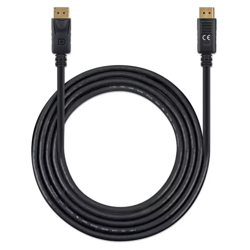 Manhattan DisplayPort 1.4 kabelis 8K@60Hz 2m PVC Kištukas-Kištukas