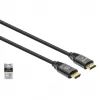 HDMI kabelis Manhattan 8K@60Hz 1 m pintas, vyriškas į vyrišką, juodas