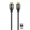 HDMI kabelis Manhattan 8K@60Hz 1 m pintas, vyriškas į vyrišką, juodas