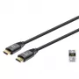 HDMI kabelis Manhattan 8K 60Hz 3m Vyriškas į Vyrišką Juodas