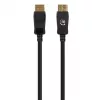 Manhattan DP14MM3M DisplayPort 1.4 kabelis, 8K@60Hz, 3 m, pintas, vyras-į-vyrą, su užraktu, visiškai ekranuotas, juodas, garantija visam gyvenimui
