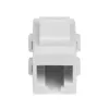 StarTech.com C6KEYCOUPLWH – baltas Cat6 RJ45 keystone jungtis / mova, F/F