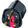 Kelioninis adapteris Brennenstuhl 1508533 Type G UK Type F juodas
