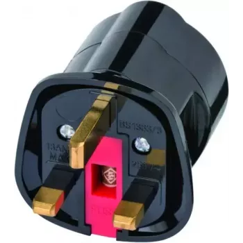 Kelioninis adapteris Brennenstuhl 1508533 Type G UK Type F juodas