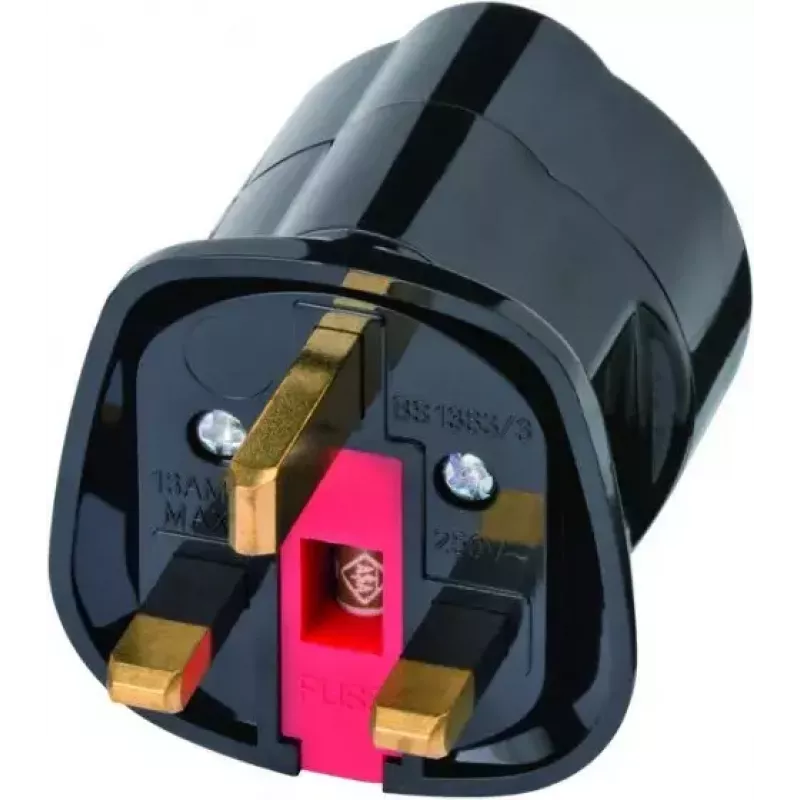 Kelioninis adapteris Brennenstuhl 1508533 Type G UK Type F juodas